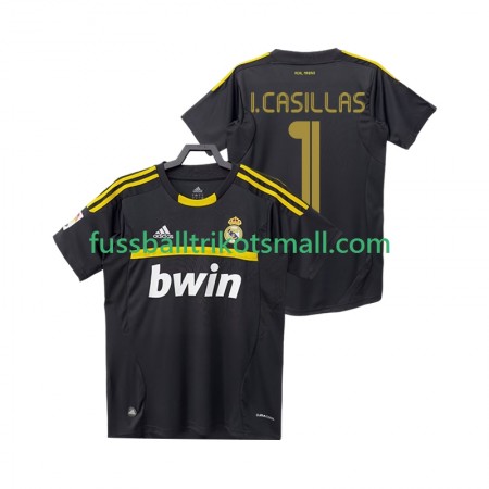Fußballtrikots Real Madrid I.CASILLAS 1 2011 2012 Torwart Retro Kurzarm Auswärts-trikot kaufen
